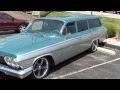 Test Driving 1962 Chevrolet Bel Air Wagon Restomod 327 V8 Air Ride Suspension