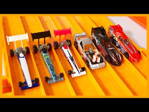 Top Fuel Dragster vs 6 Hyper Exotic Cars
