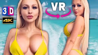 [VR 3D 4K] YesBabyLisa - BIKINI GIRLS YACHT - SEXY VIRTUAL REALITY  ON OCULUS GO