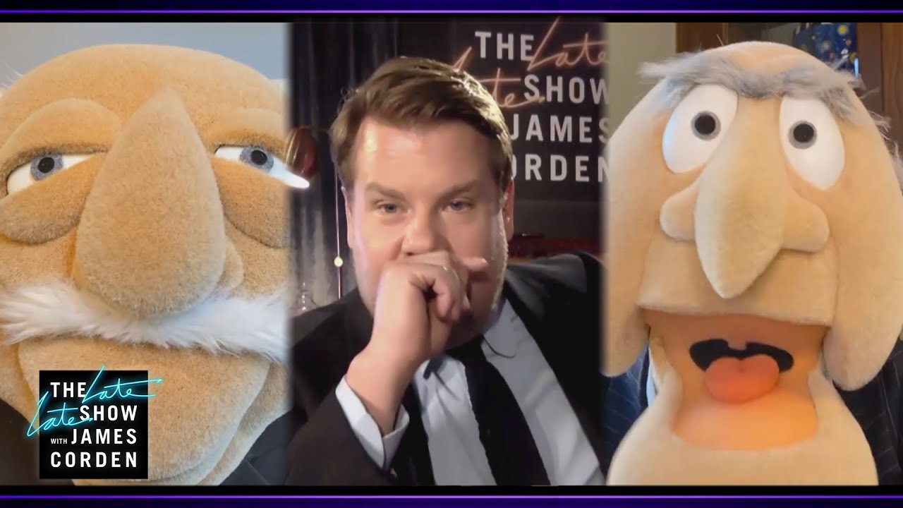 Statler & Waldorf Heckle James Corden's Monologue