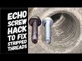 STRIPPED THREADS? THIS MECHANICS TRICK / HACK WILL SAVE YOU TIME, MONEY, AND LOTS OF FRUSTRATION