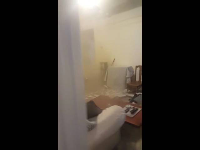 Ceiling Collapses In Queens Apartment - Video