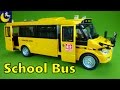 Mallya Lights and Sounds Pull Back School Bus Diecast Vehicle Toys for Kids
