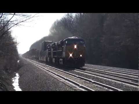 Fast Moving CSX Train