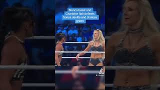 Bianca Belair And Charlotte Flair Defeats Chelesa Green And Sonya Deville