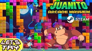 Lets Try Juanito Arcade Mayhem - Radical Retro Romp