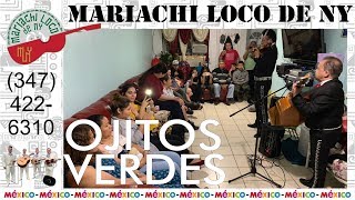 Ojitos Verdes - El mejor mariachi de New York - Mariachi Loco de NY (914) 222-0722
