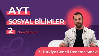 Endemik Yayınları 2023-2024 3. T.g. Deneme Sınavı Ayt Sos-2 Video Çözümlü Cevap Anahtarı