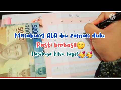 TANTANGAN MENABUNG ANTI RIBET||SAVING CHALLENGE||MENABUNG TANPA NOMINAL||HASILNYA  LUAR BIASA