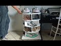 Venda de Sapateira giratória... Sale rotating shoe rack