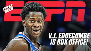 V.j. Edgecombe Is Special Stephen A. Has High Praise For The 76Ers Rookie First Take