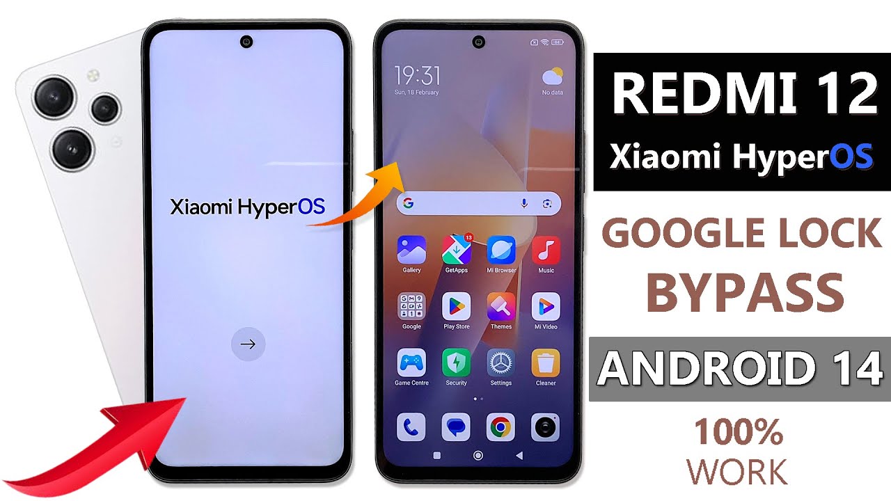 Redmi 12 HyperOS Google Account Bypass Android 14 (FRP Redmi 12 HyperOS Google Account Bypass Android 14 (FRP