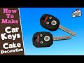 Car Keys Cake Tutorial - Easy Car Cake Topper - Cake Decorating Video by Caketastic Cakes