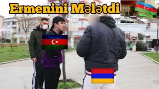 AZERBAYCANLI YOUTUBER FARIZ TURKIYEDE ERMENINI DOYUR... (  Cekerken Ermenilere D
