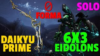 Warframe Eidolon 6X3 Solo Daikyu Prime 0 Forma No Rivenblesscipherpads
