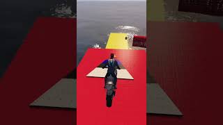 Gta V Mega Ramp Bike Stunt Challenge Ep 101 Ll Rockstar Rush Ll