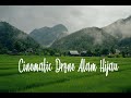 CINEMATIC DRONE PEMANDANGAN SAWAH DAN HUTAN HIJAU
