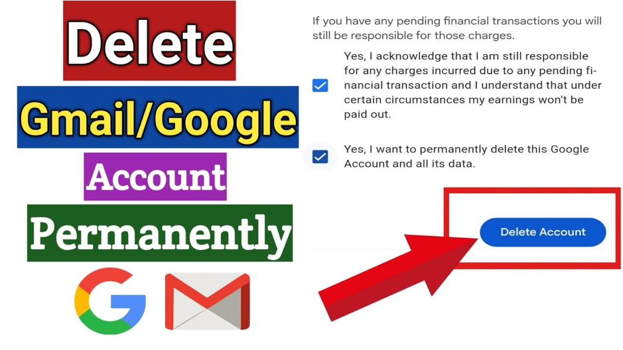 How To Delete Gmail Account For Android | Delete Google How To Delete Gmail Account For Android | Delete Google