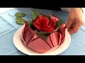 napkin folding heart