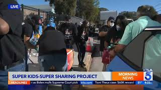 NFL hosts program to collect donations for children in L.A.