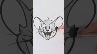 Cute Jerry The Mouse Drawing #Drawing #Drawingtutorial #Pencilsketch #Satisfying #Art #Artvideo