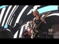 Green Day Billie Joe freaks out at the I Heart Radio Music Festival and smashes guitar