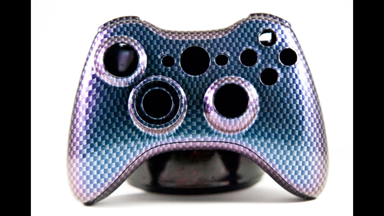 xbox 360 controller shell rustoleum colorshift hydro dip how to hydro dip designs