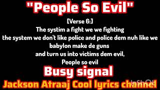 Watch Busy Signal People So Evil video