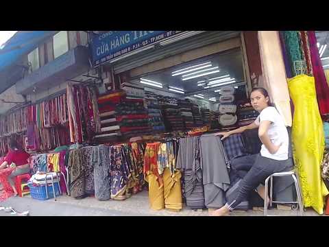 SÀI GÒN LẠC VÀO CHỢ VẢI SOÁI KINH LÂM LỚN NHẤT NGÀY NAY | CHỢ BÌNH TÂY