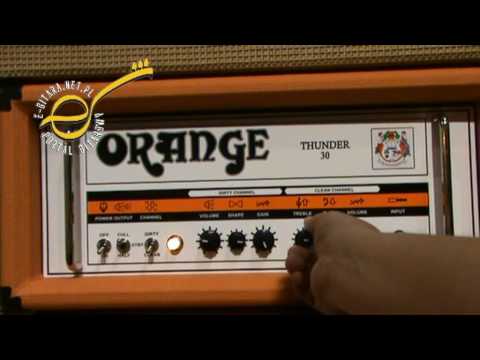 Musikmesse 2010 - Orange Thunder 30 clean channel - demo