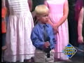 3-year-old singing National Anthem