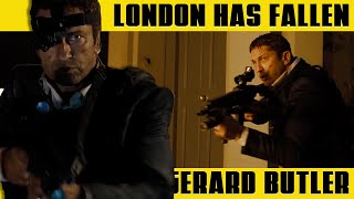GERARD BUTLER Storming HQ | LONDON HAS FALLEN (2016)