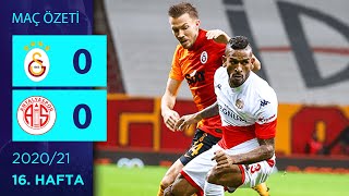 ÖZET: Galatasaray 0-0 FTA Antalyaspor | 16. Hafta - 2020/21