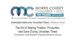 Staying Positive, Productive and Sane