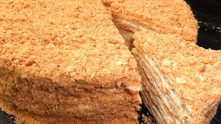 Xəmiri Sadəcə 3 Ərzaqla Super Asan Hazırlanan Napoleon Tortu Resepti. Tort Napoleon Myfoodchannel