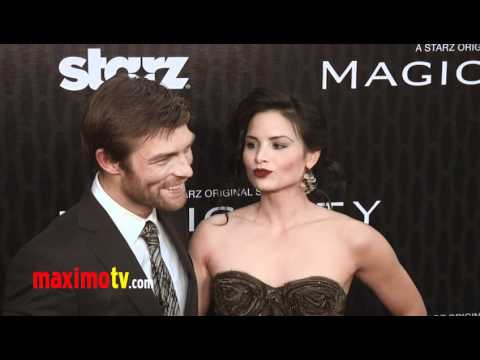 Liam McIntyre and Katrina Law STARZ Magic City Los Angeles Premiere