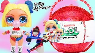 Harley Quinn Custom Lol Big Surprise Ball Meets Fake Barbie Harley Quinn Custom Lol Big Surprise Ball Meets Fake Barbie