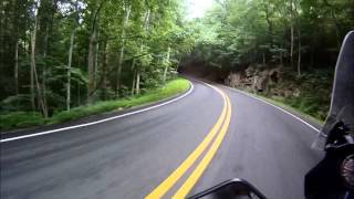 Motorcycling Route 39 WV into Warm Springs, VA - R-SMaT