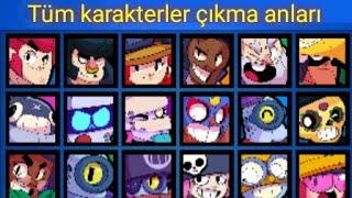 Tüm karakterlerin çıkma anları |Brawl Stars|