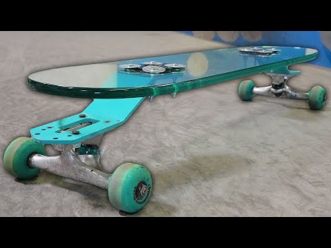 THE SUSPENSION GLASS SKATEBOARD?!