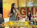 Beverly Caimen sings "May Awa Ang Dios" on Good Morning Kuya