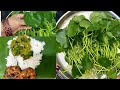 வல்லாரை கீரை துவையல்/Vallarai Keerai Thuvaiyal-Brahmi Leaves Chutney Recipe