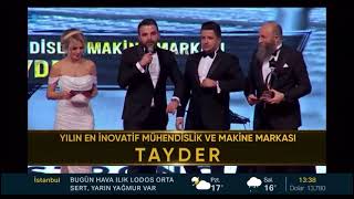 Yılın En İnovatif Mühendislik Ve Makine Markası Ödülü Tayderin Cnn Tv
