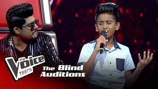 Sadeepa Lakshan | Rathnapuren Gena A Blind Auditions |The Voice Teens Sri Lanka