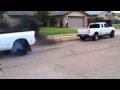 Tug of war!!! Dodge diesel vs ford ranger 1