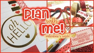 Plan With Me- Valentines Week In My Erin Condren Life Planner