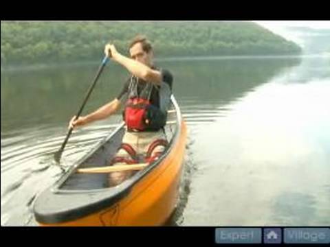 How to Steer and Paddle a Canoe : How to do an Abeam Maneuver in 