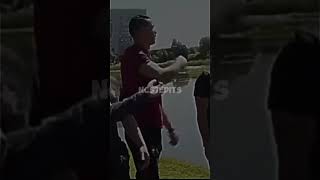 Ronaldo Dropping Microphone In Water