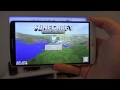 Official Minecraft Pocket Edition 0.9.1 LG G3 Chromecast "Cast Screen" Wireless SAMSUNG HDTV Gaming