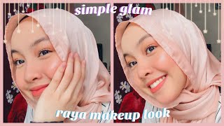 Simple Glam Raya Makeup Look Intan Syafiqah